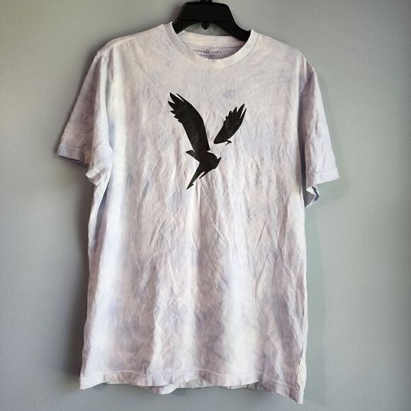 American Eagle Tie-Dye Logo Graphic T-Shirt - Picture 1 of 9